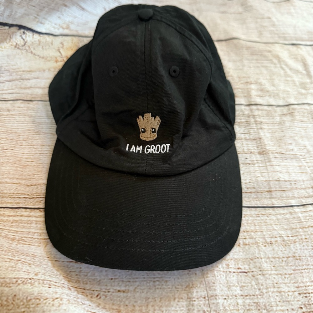 Disney Parks Guardians of The Galaxy I Am Groot Adult Baseball Cap Hat Marvel